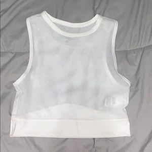 Nike mesh crop tank top